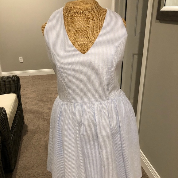 Seersucker summer dress - Picture 1 of 2